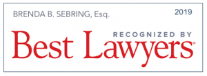 Brenda S. Sebring, Esq. 2019 Recognized by Best Lawyers